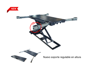 KN3630CP ELEVADOR DE TIJERAS CABINA DE PINTURA