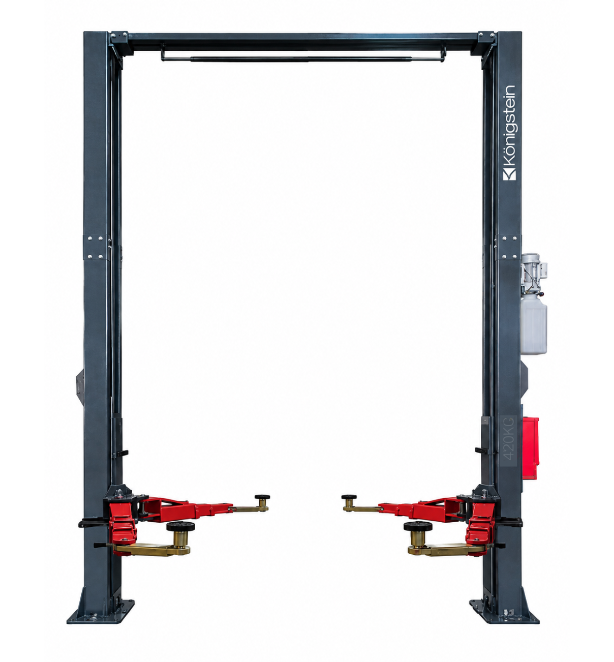 KN3245PSXPROEV ELEVADOR DOS COLUMNAS PUENTE SUPERIOR EXTENSION VEHICULO ELECTRICO 4.5T