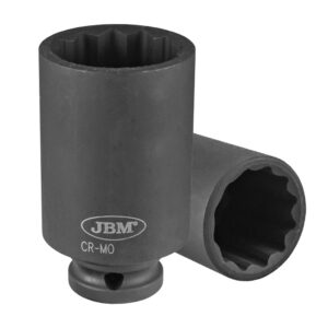 Vaso de impacto XZN JBM 1/2" 27mm