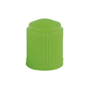 JBM Set de 4 tapones de plástico verdes para válvula de neumático