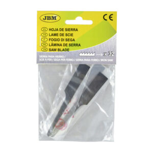 Set de 5 hojas de sierra JBM con 32 dientes para hierro