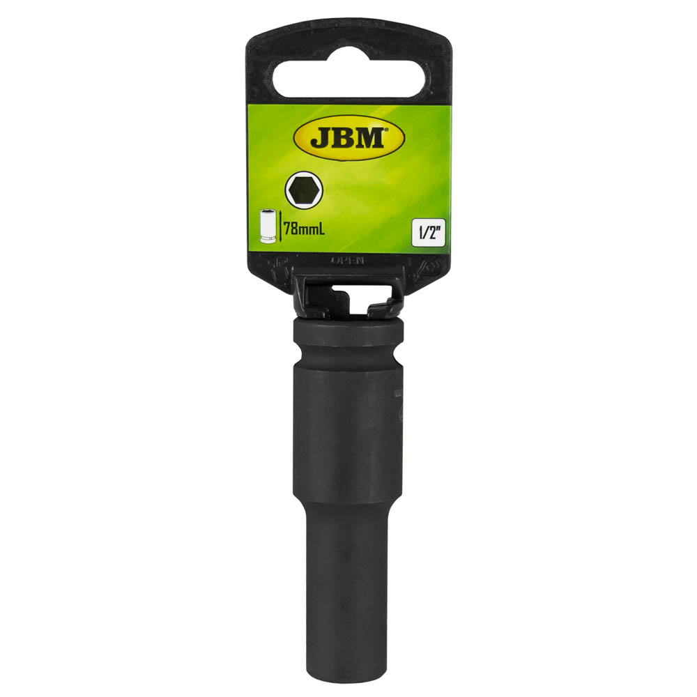Vaso de impacto largo hexagonal JBM 1/2" 24mm
