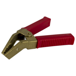 JBM Pinza para cable de arranque - latón - roja