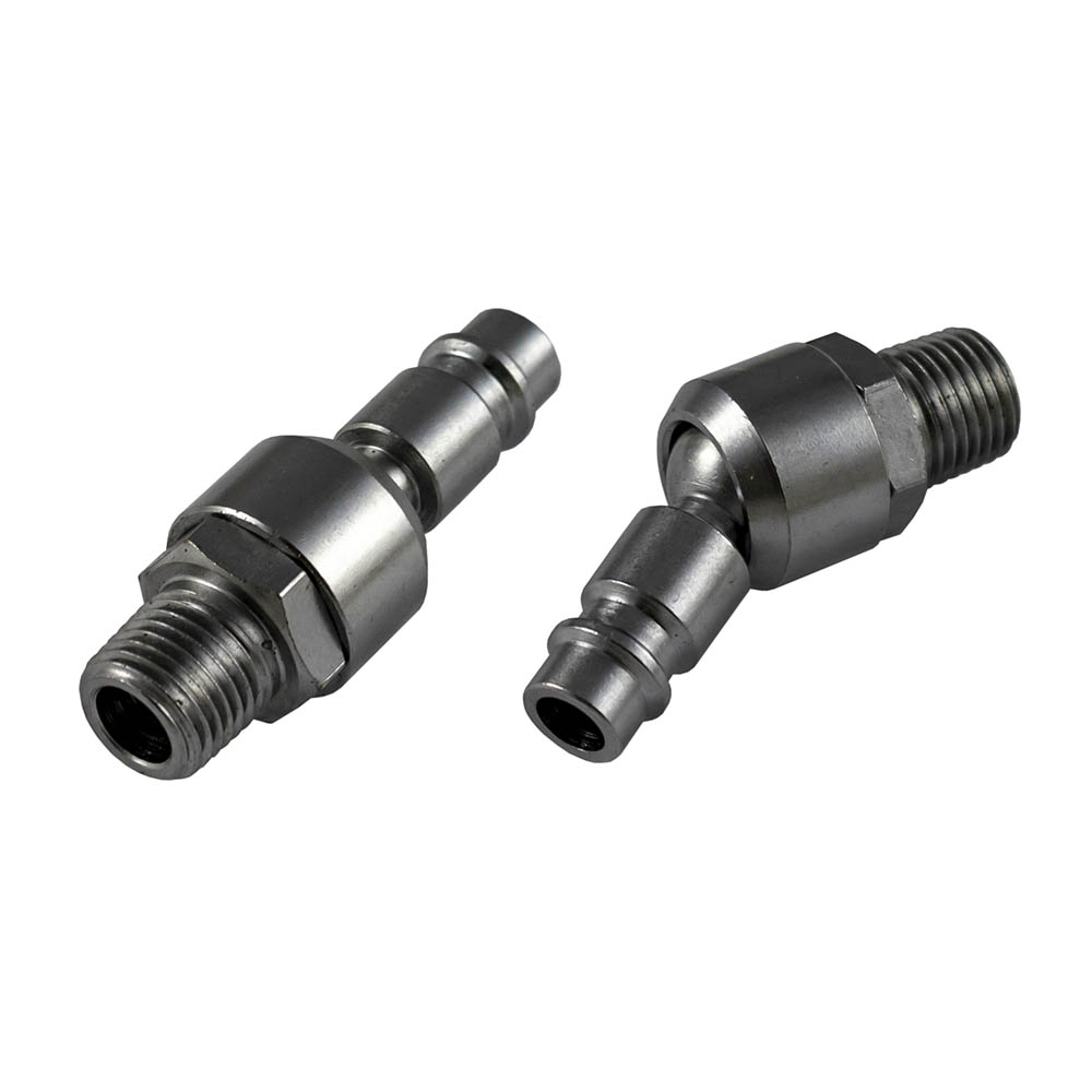 Conector articulado macho JBM aire comprimido EUR 1/4"