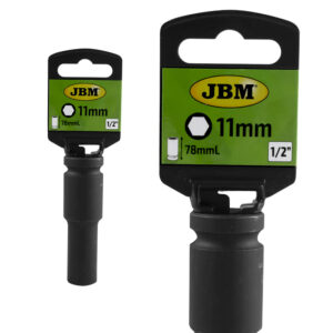 JBM Vaso de impacto largo hex. 1/2 11mm