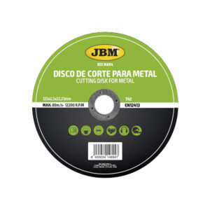 Disco de corte JBM T42 para metal 125x2.5mm