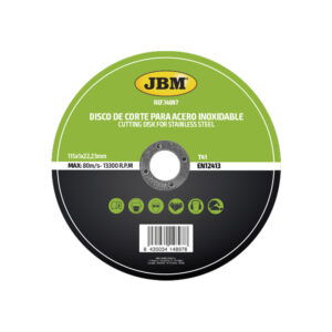 Disco de corte JBM T41 para acero inoxidable 115x1mm