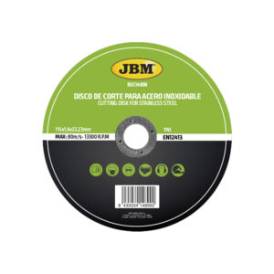 Disco de corte JBM T41 para acero inoxidable 115x1.6mm