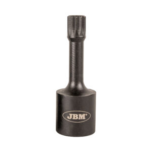 JBM 1/2 vaso de impacto especial para tornillos spline (xzn) m12 (72mm)