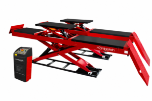 Elevador de doble tijera de superficie para alineación de 4.500 kg.