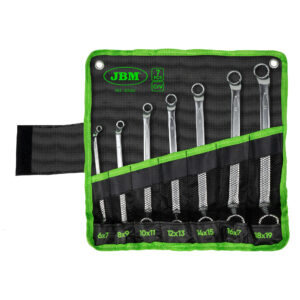 Set de 7 llaves acodadas JBM de 12 cantos