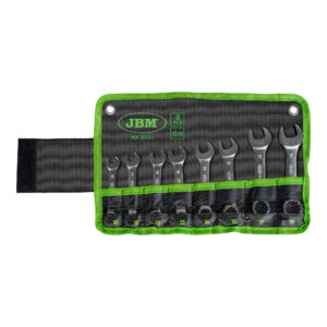 Set de 8 llaves combinadas JBM cortas