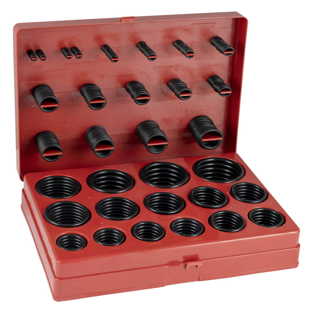 JBM Estuche de juntas tóricas - pulgadas 382pcs