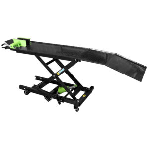 Mesa elevadora hidráulica JBM para motocicletas de 365 kg.