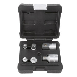 JBM Set de 6 adaptadores de 1/4, 3/8, 1/2 y 3/4