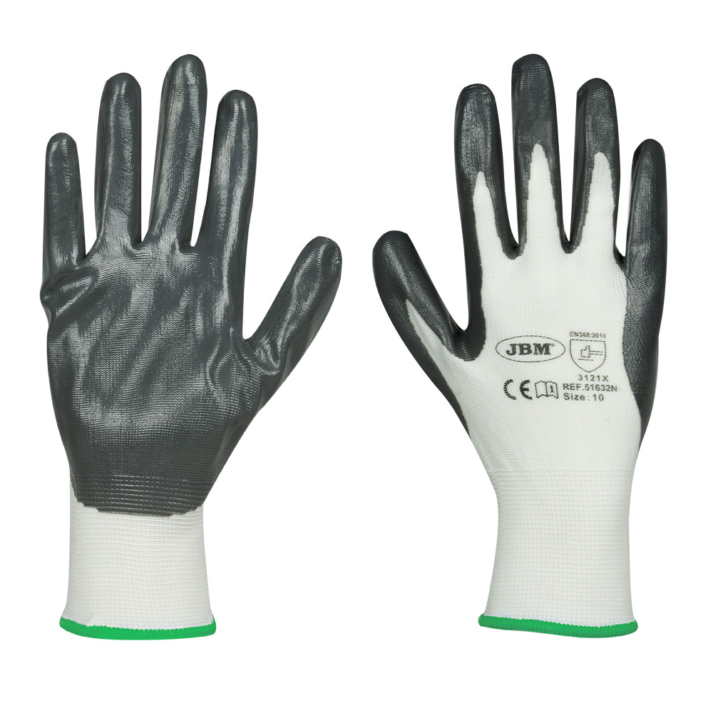 JBM Guantes con palma reforzada de nitrilo t.11 - modelo nuevo