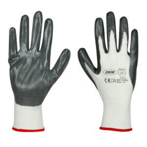 JBM Guantes con palma reforzada de nitrilo t.8