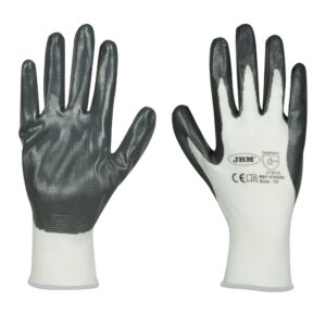 JBM Guantes con palma reforzada de nitrilo t.9