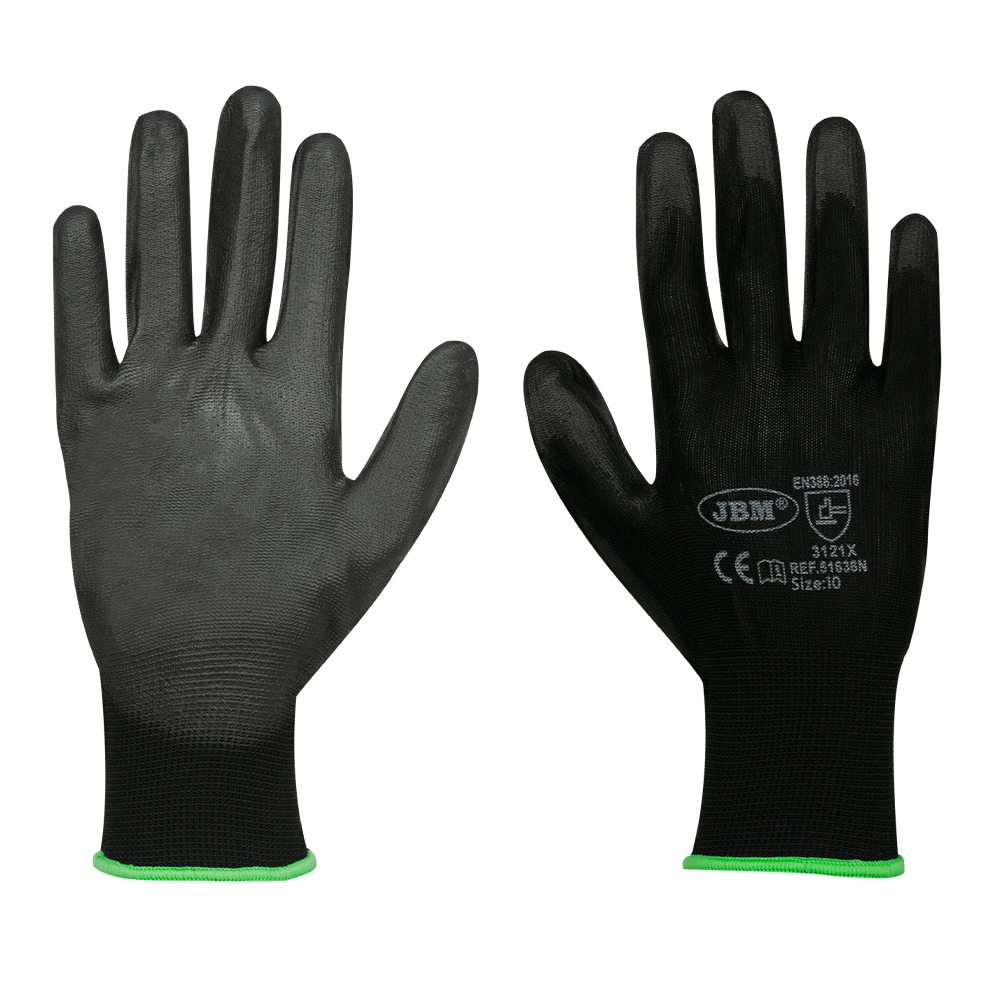 JBM Guantes con palma reforzada de poliuretano t.11 - modelo nuevo