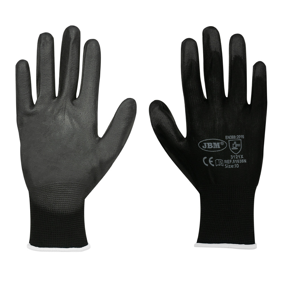 JBM Guantes con la palma reforzada de poliuretano t.9 nuevo modelo