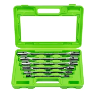 Estuche con 6 llaves de vaso articuladas de 12 cantos JBM