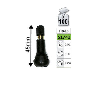 JBM Válvula para llantas tr413 45mm
