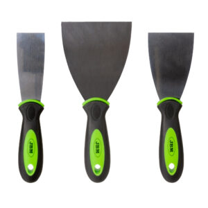 Set de 3 espátulas de acero JBM