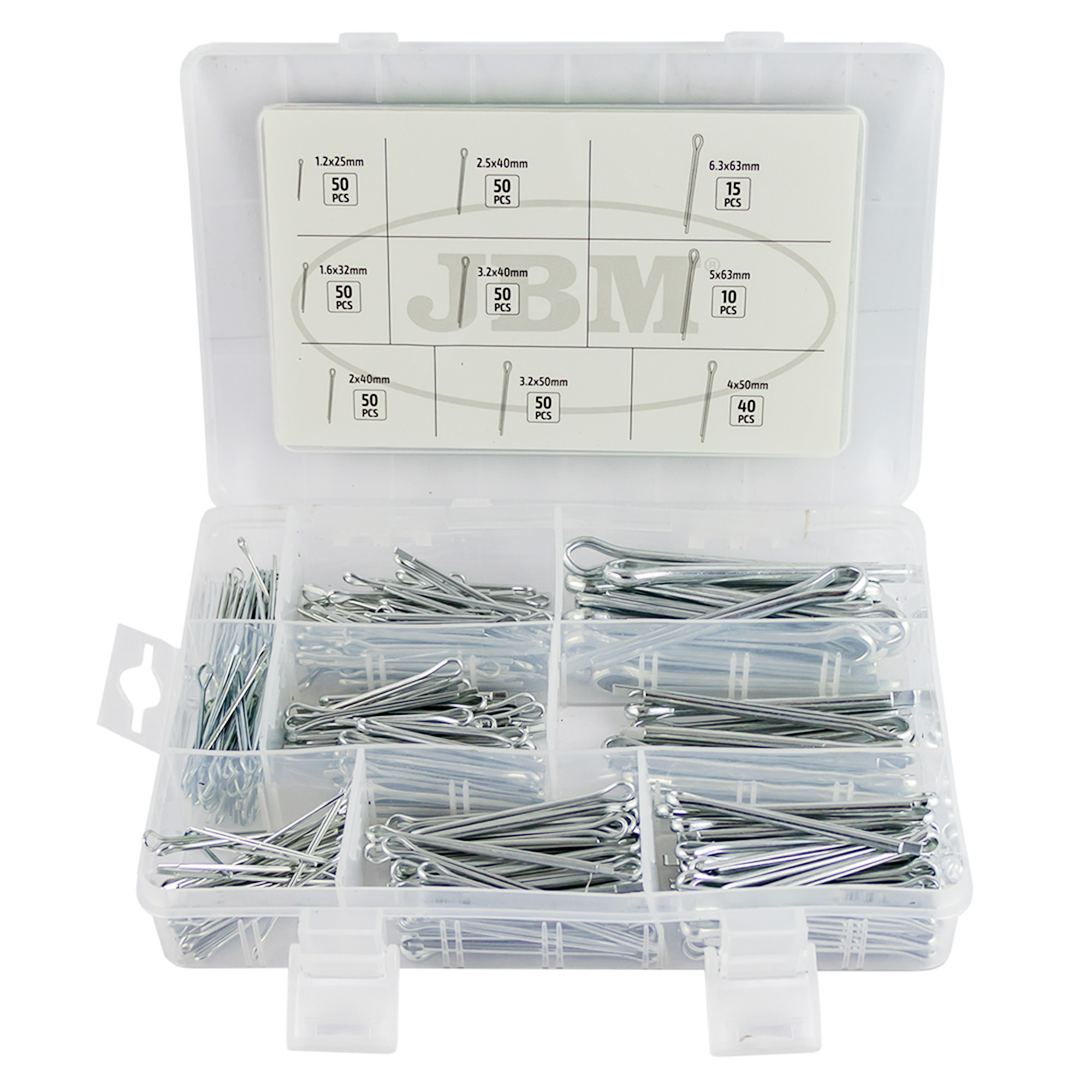 JBM Estuche de pasadores de aletas 365pcs
