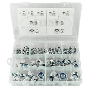 JBM Estuche de tuercas autoblocantes 228pcs