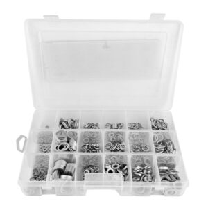 JBM Estuche de arandelas de aluminio 900pcs