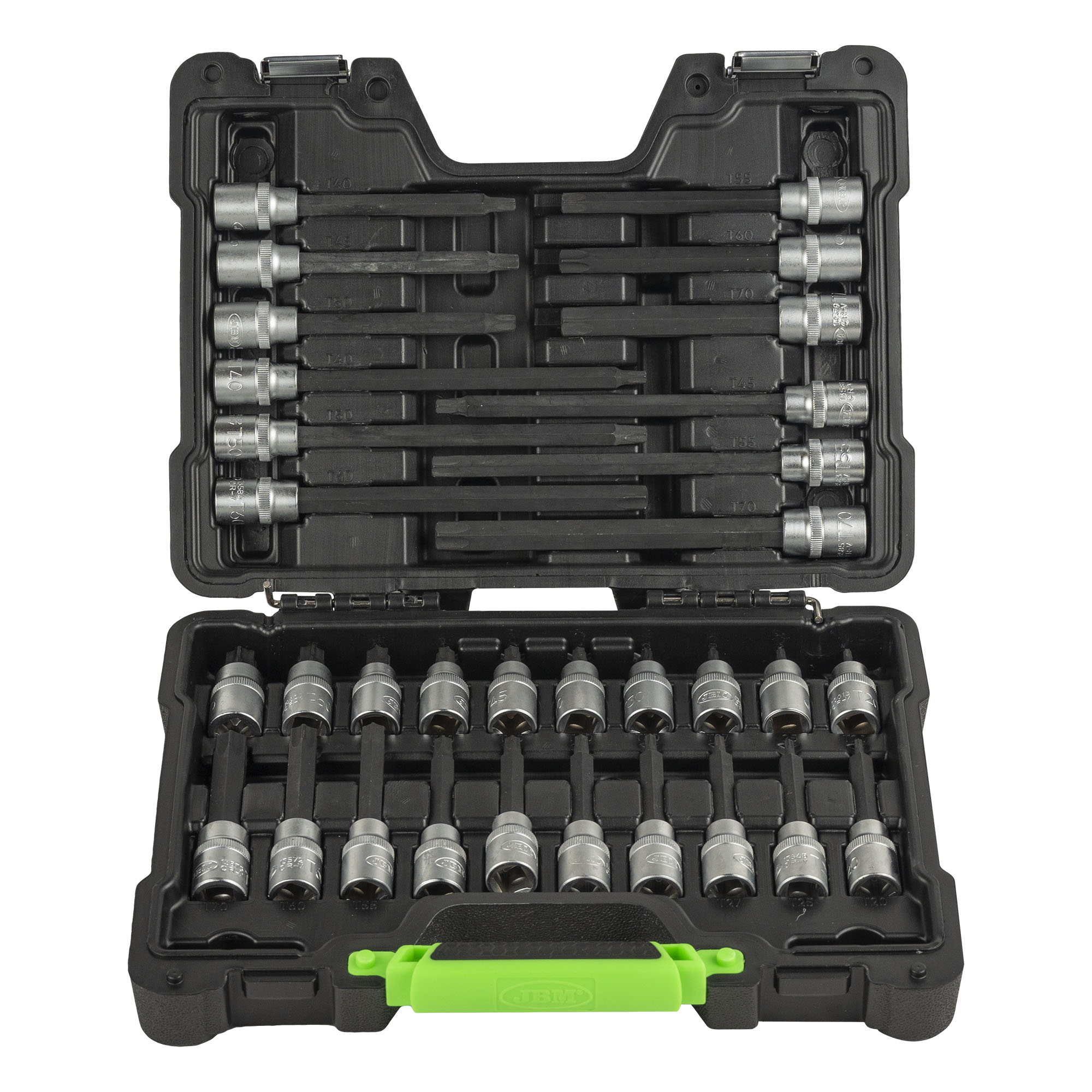 JBM Maletín de puntas para tornillos torx 32 piezas