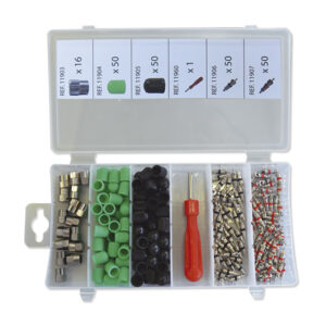 JBM Set de tapones y obuses para neumáticos