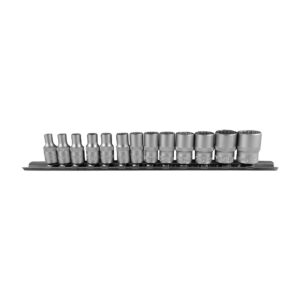 JBM Juego de 13 vasos de 12 cantos de 1/4