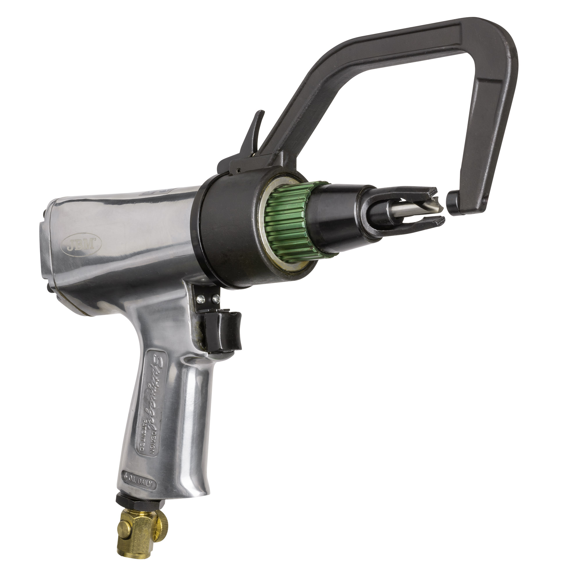 Taladro para soldaduras JBM con desplazamiento de broca central 1800RPM