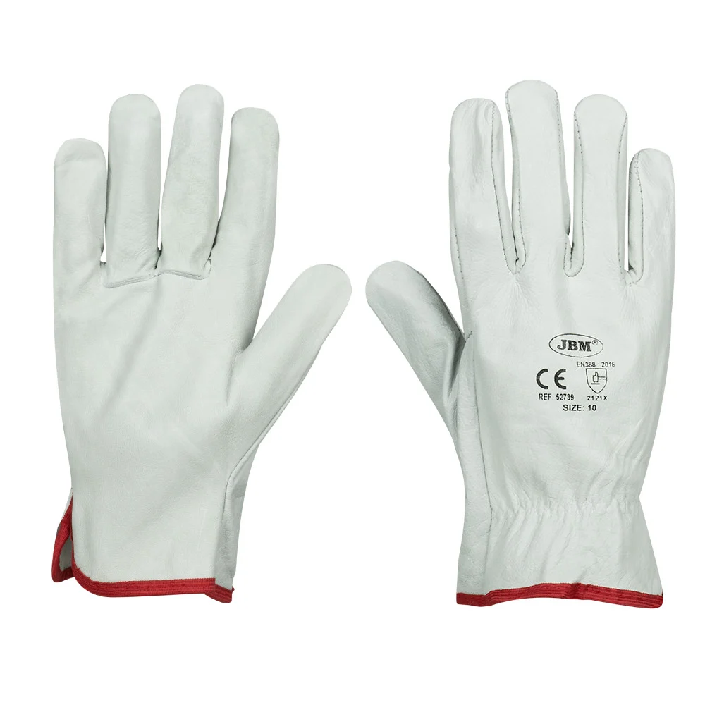 JBM Guantes de piel 10