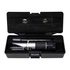 JBM Refractómetro universal para glicoles, anticongelantes, urea y líquidos de batería