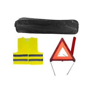 JBM Kit emergencia bolsa negra ribete+triangulo+chaleco