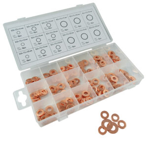JBM Estuche de arandelas de cobre para inyector 150pcs