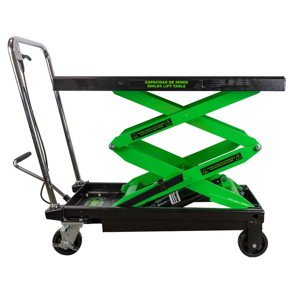 Mesa hidráulica JBM de 360 kg.