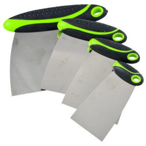 Set de 4 espátulas de acero JBM