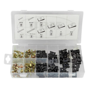 JBM Estuche de tornillos y tuercas tipo u 170pcs