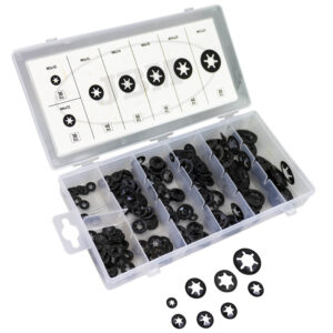 JBM Estuche de arandelas dentadas interior 260pcs