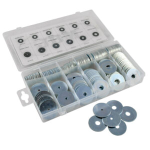 JBM Estuche de arandelas de hierro sobremedida 240pcs