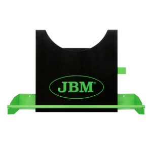 JBM Expositor de pared de bobina cubreasiento, rollo para volante y posapiés