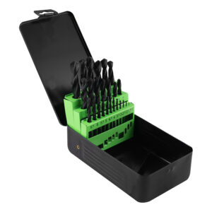 Estuche de brocas helicoidales JBM 1-13mm HSS 4241, negro