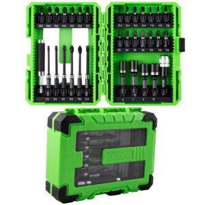 Estuche de puntas de impacto JBM con adaptadores S2, acabado negro