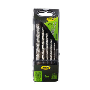 Estuche de 5 brocas JBM 4-10mm para albañilería