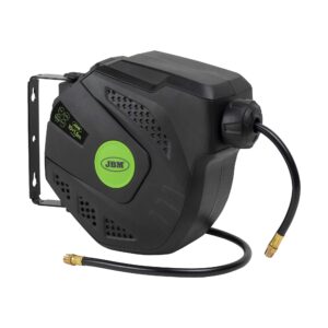 Carrete de manguera de aire JBM 10+1,5m verde