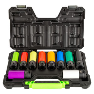 JBM Set de 10 vasos de impacto de 1/2 especial extracción ruedas