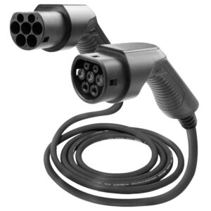 JBM Cable de carga para coche eléctrico, 11kw, 16 a, tipo 2 a tipo 2 (trifásico)